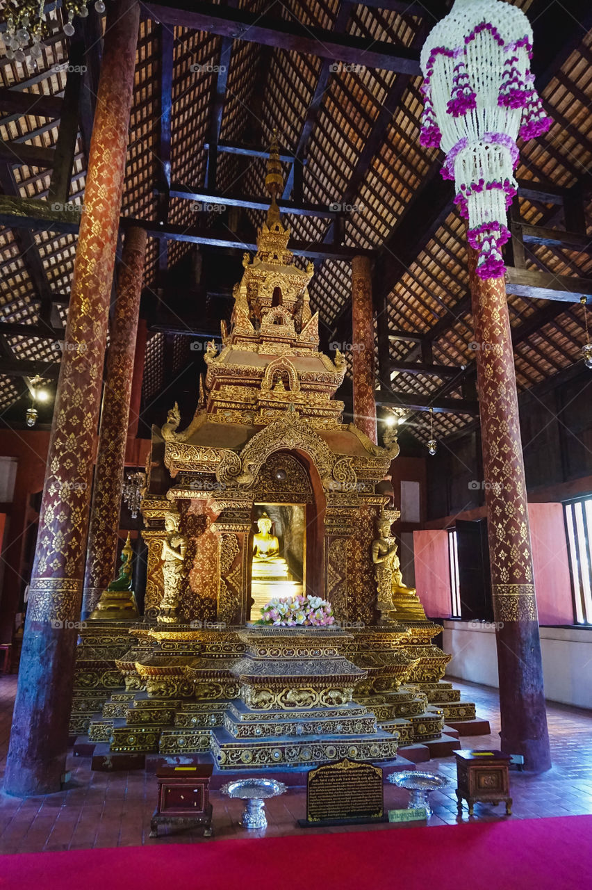 Temple shrine in Chiang Mai 