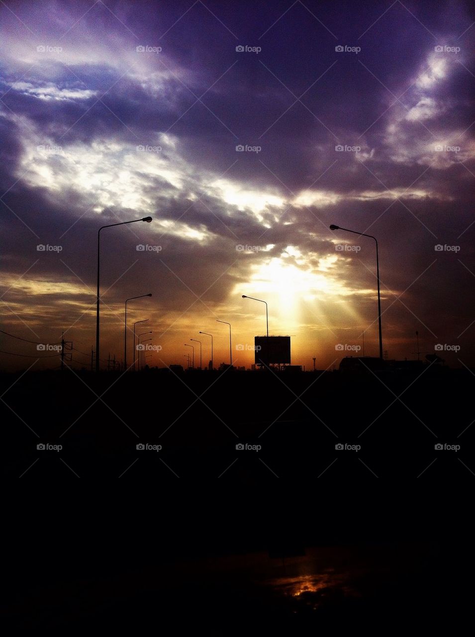 Sunshine during journey