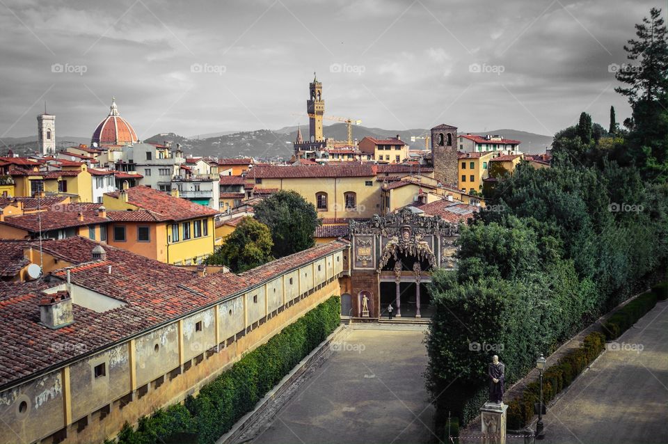 Florencia desde el Palacio pitti florence - Italy