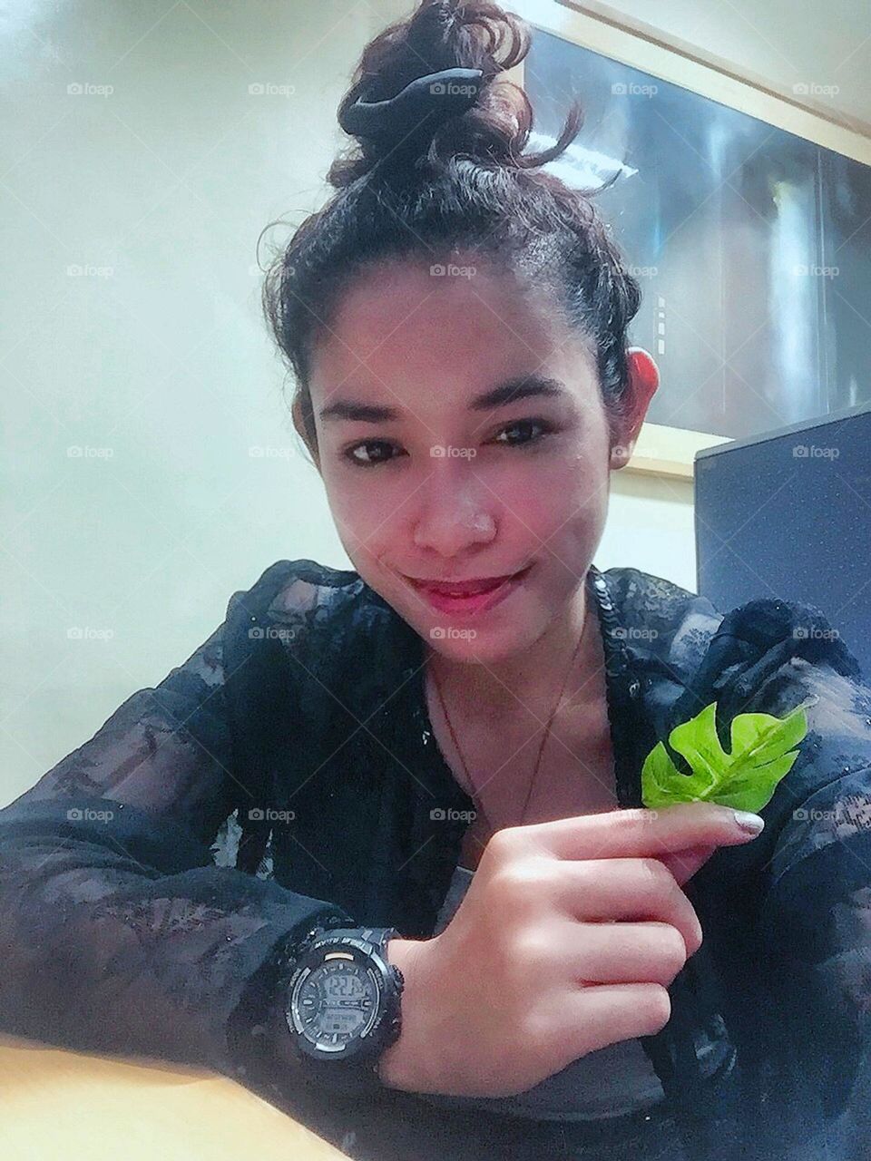 I just loved wearing black