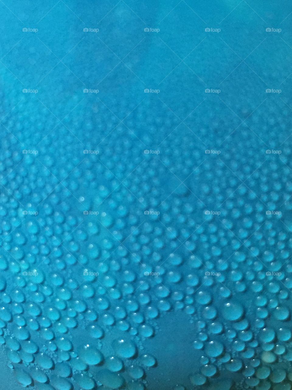 Blue bubbles. It's a moment of time