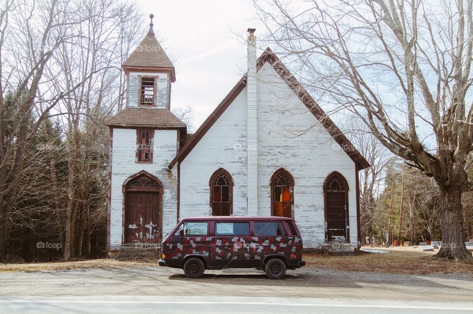 Architecture, Building, No Person, House, Tree