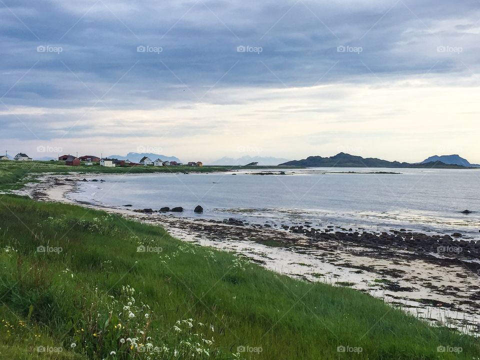 Beach in the north of Norway