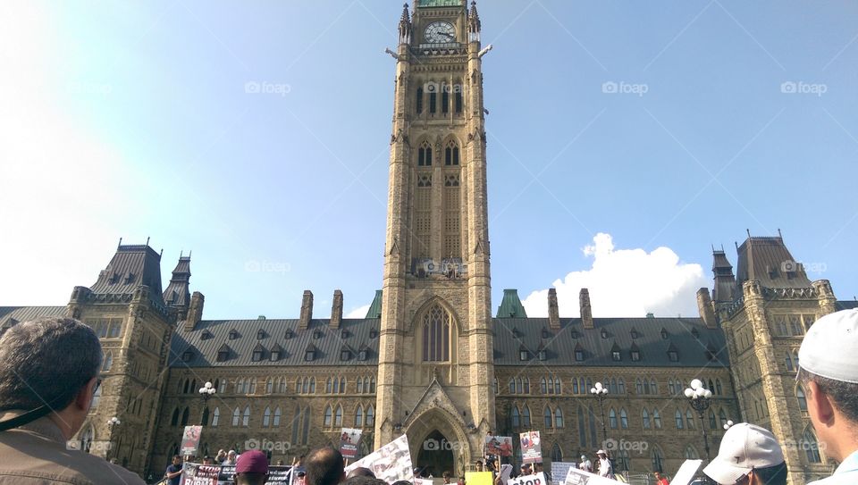 Protest against Rohingya genocide in Burma at Parilament Hill, Ottawa, Canada
