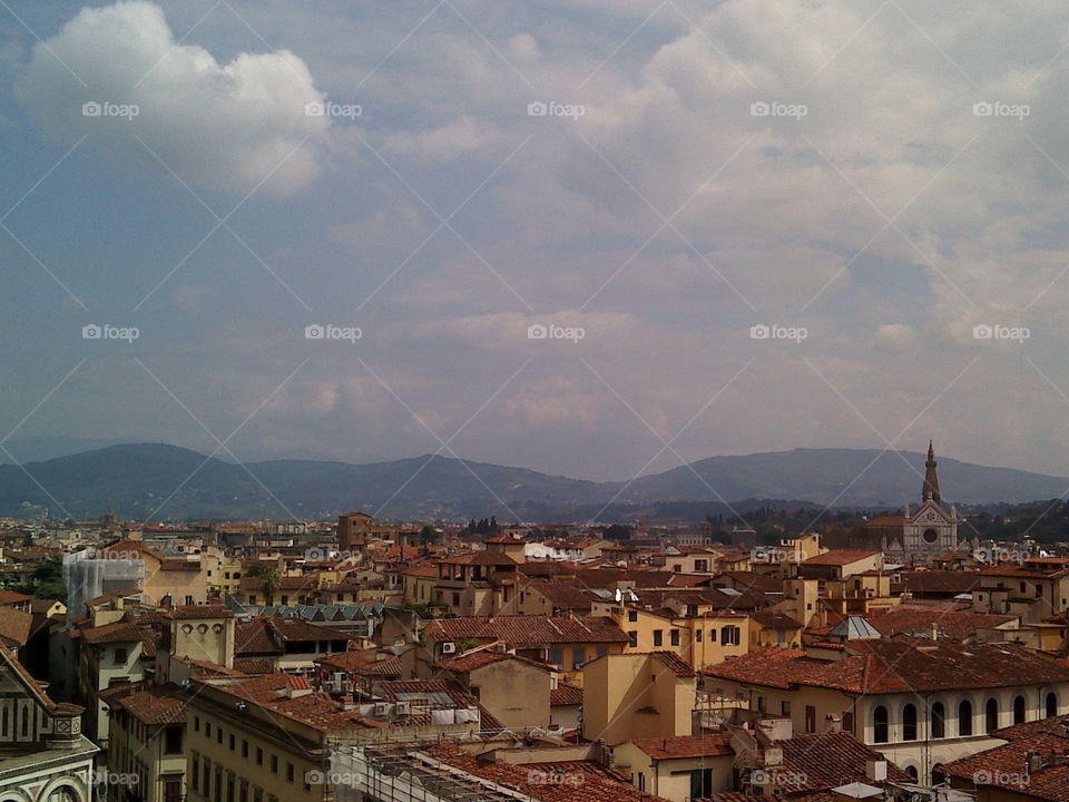 Florence and the mountains