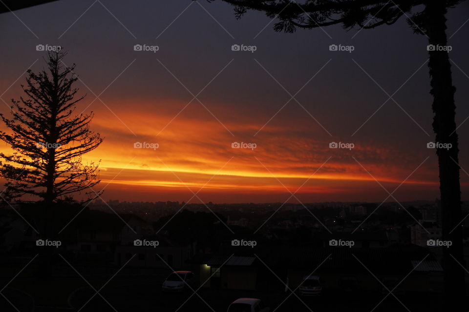 Sunset, Silhouette, Evening, Dawn, Dusk