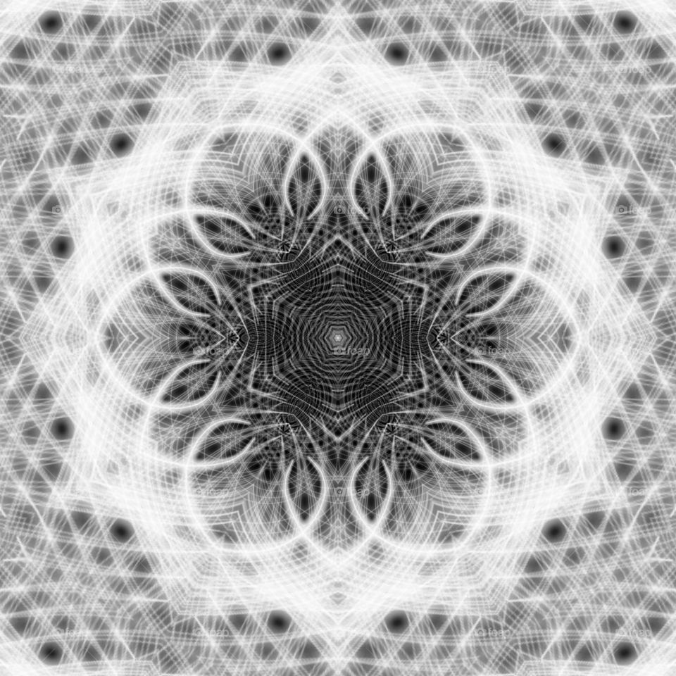 white light kaleidoscope