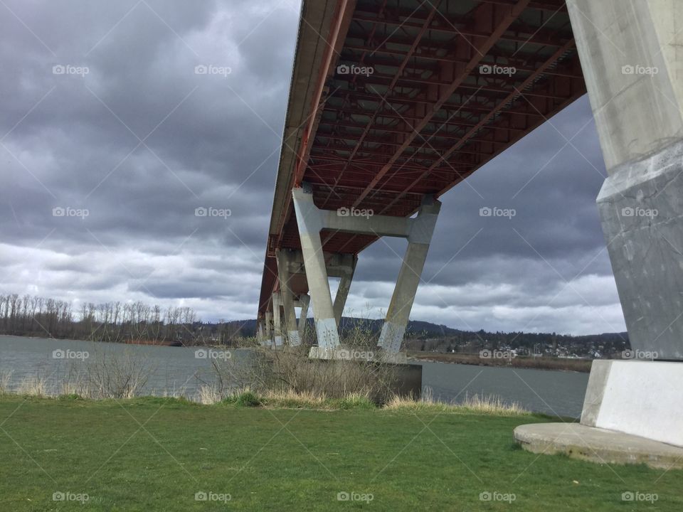 Bridge over the Fraser River between Abbotsford and Mission 