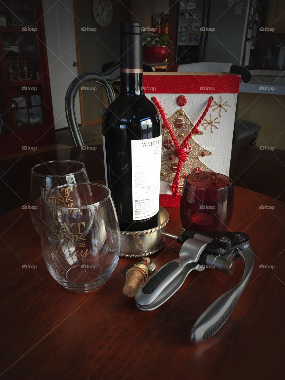 Wine for Two at Christmas
