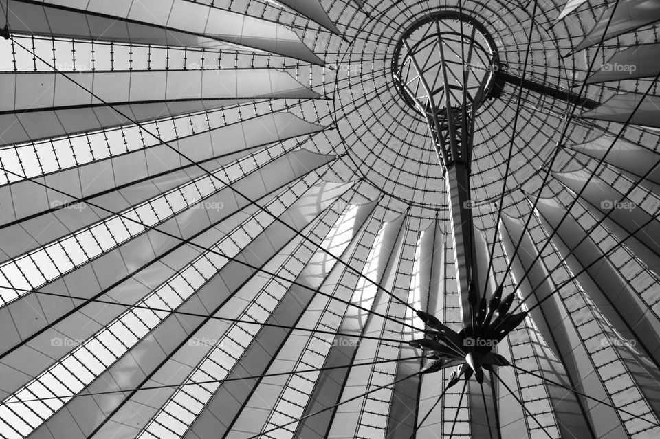 Glass ceiling. Glass ceiling in Berlin