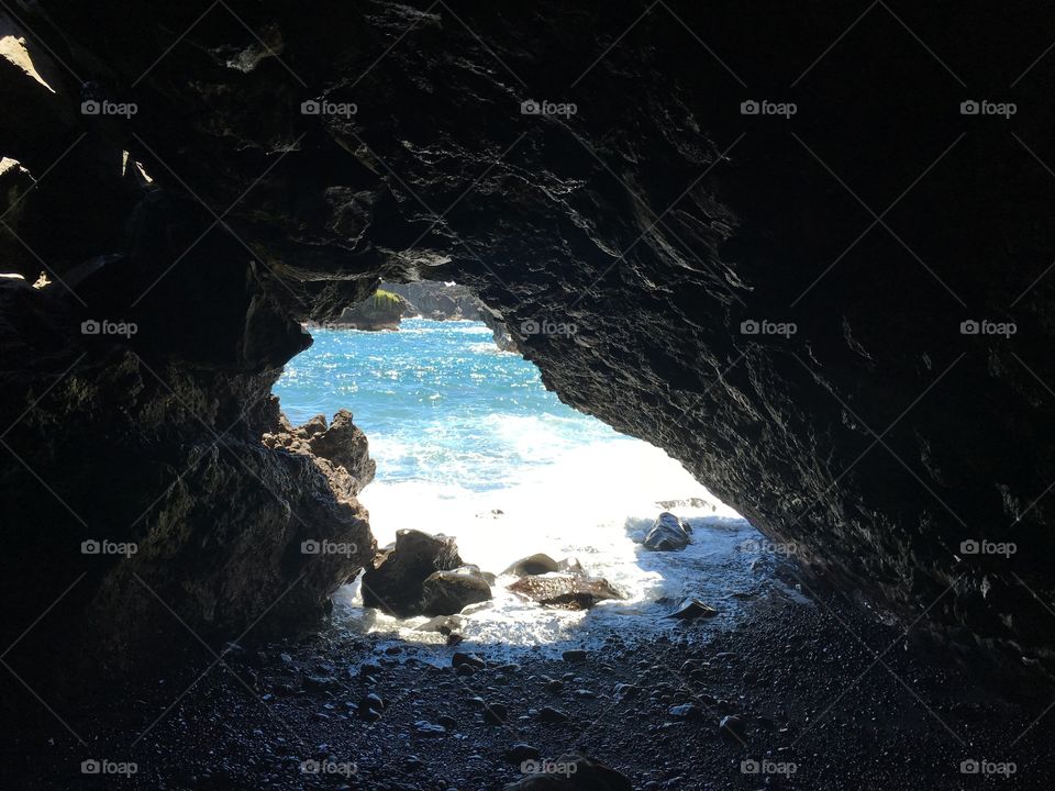 Beach cave 