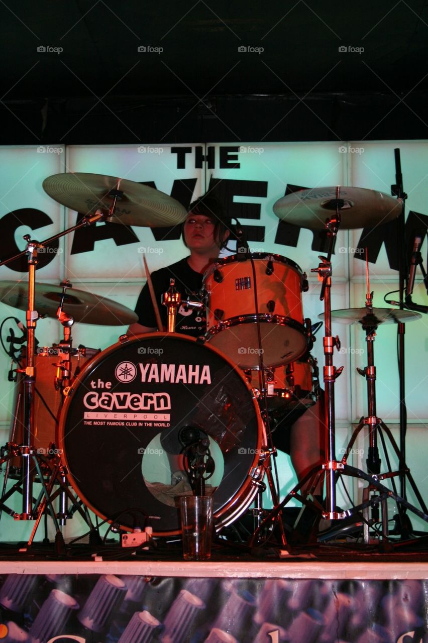 Female drummer 2015