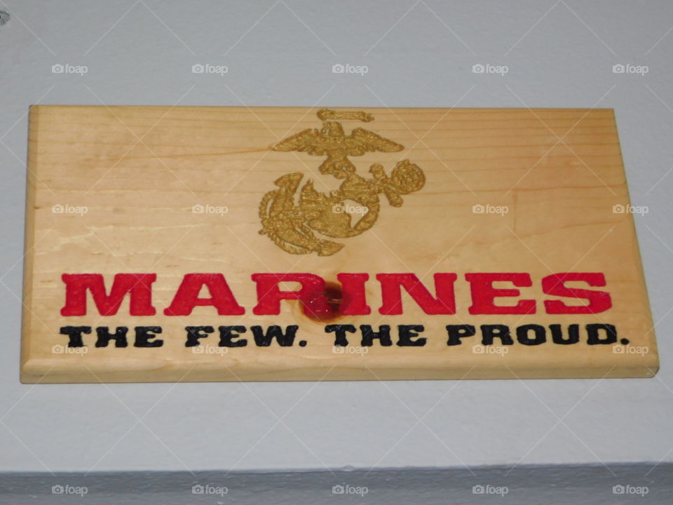 Unites States Marine Corps sign