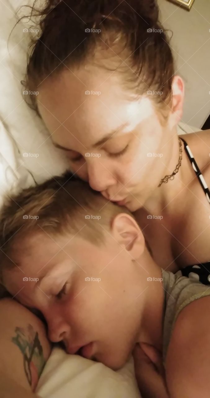 soaking up what little time I have left to hold him close in my arms like this