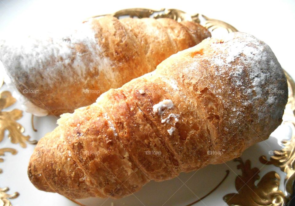 Close-up of croissant