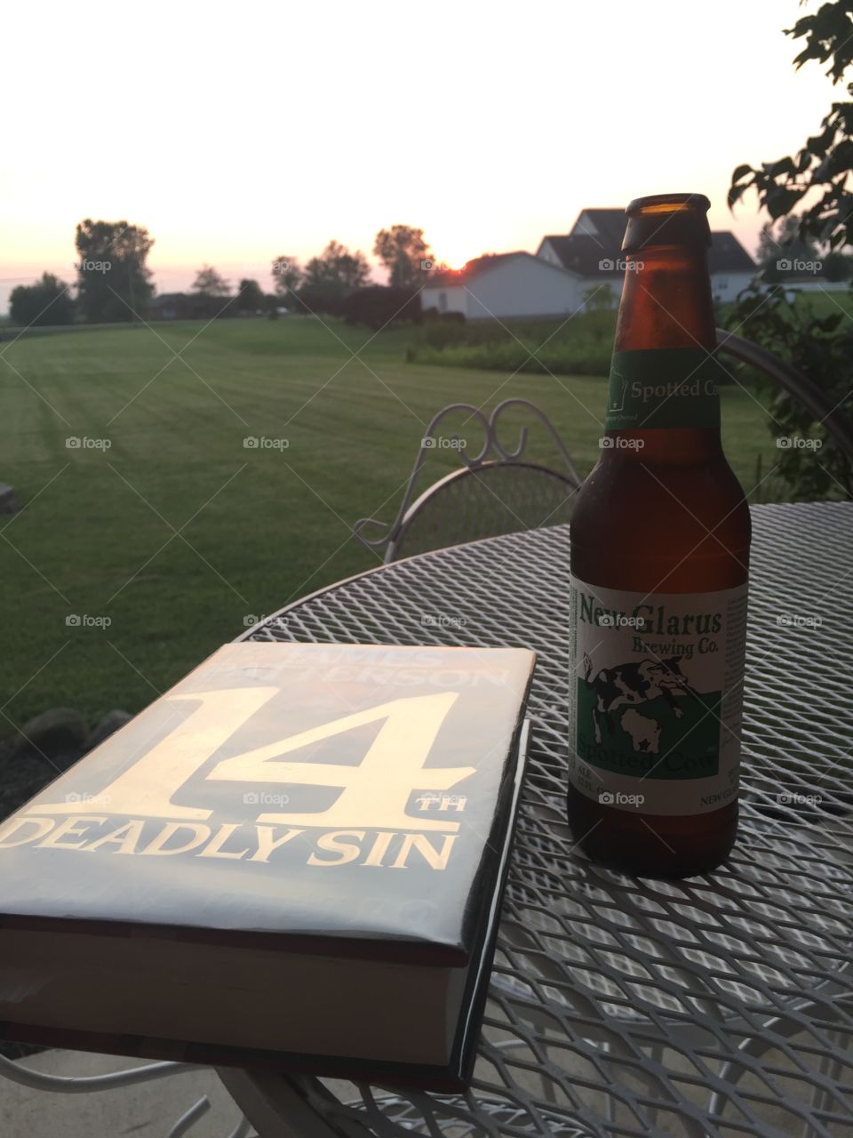 Good book, good brew, great view