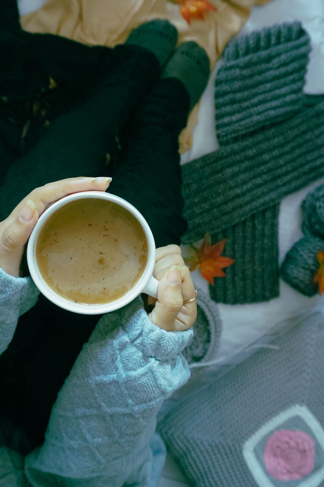 a cup of cappucino