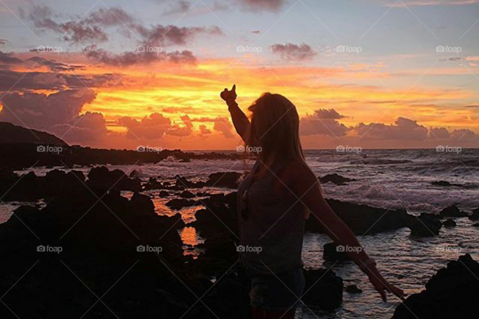 honolulu hawaii sunset