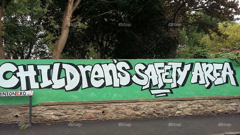 Colourful Notice on Wall