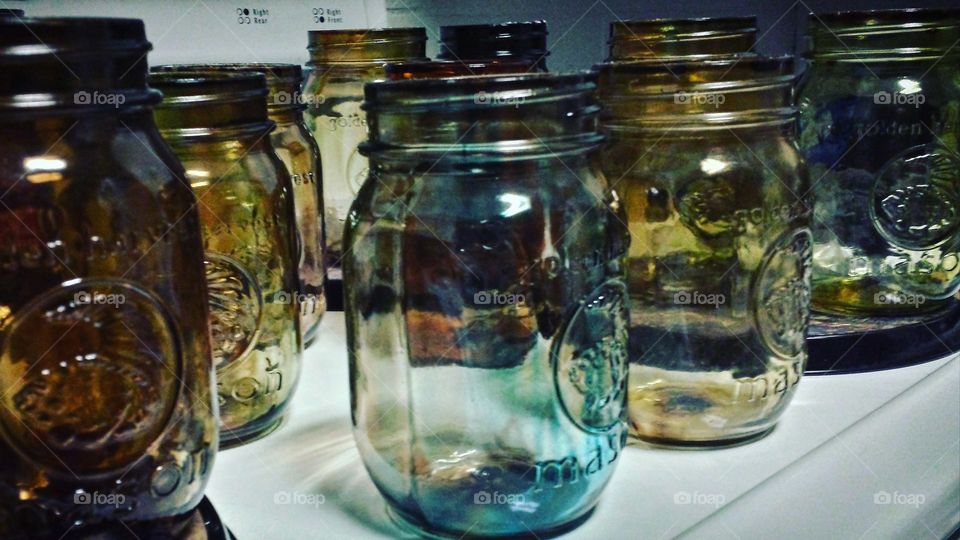 tinted jars