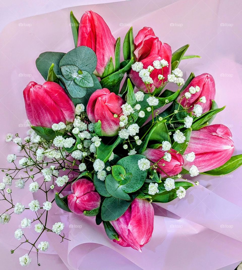 Tulips bouquet