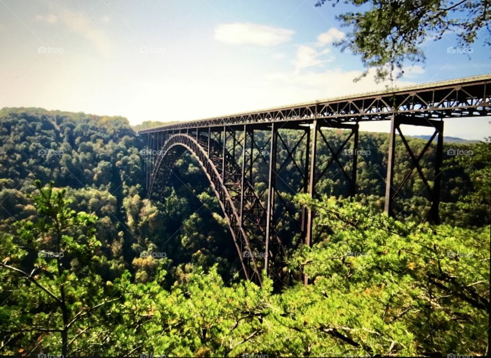Beautiful bridge span