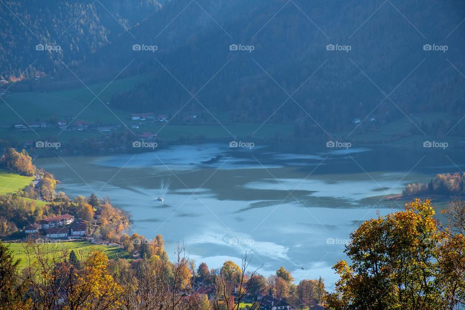 Scenic View of a Lake in Autumn