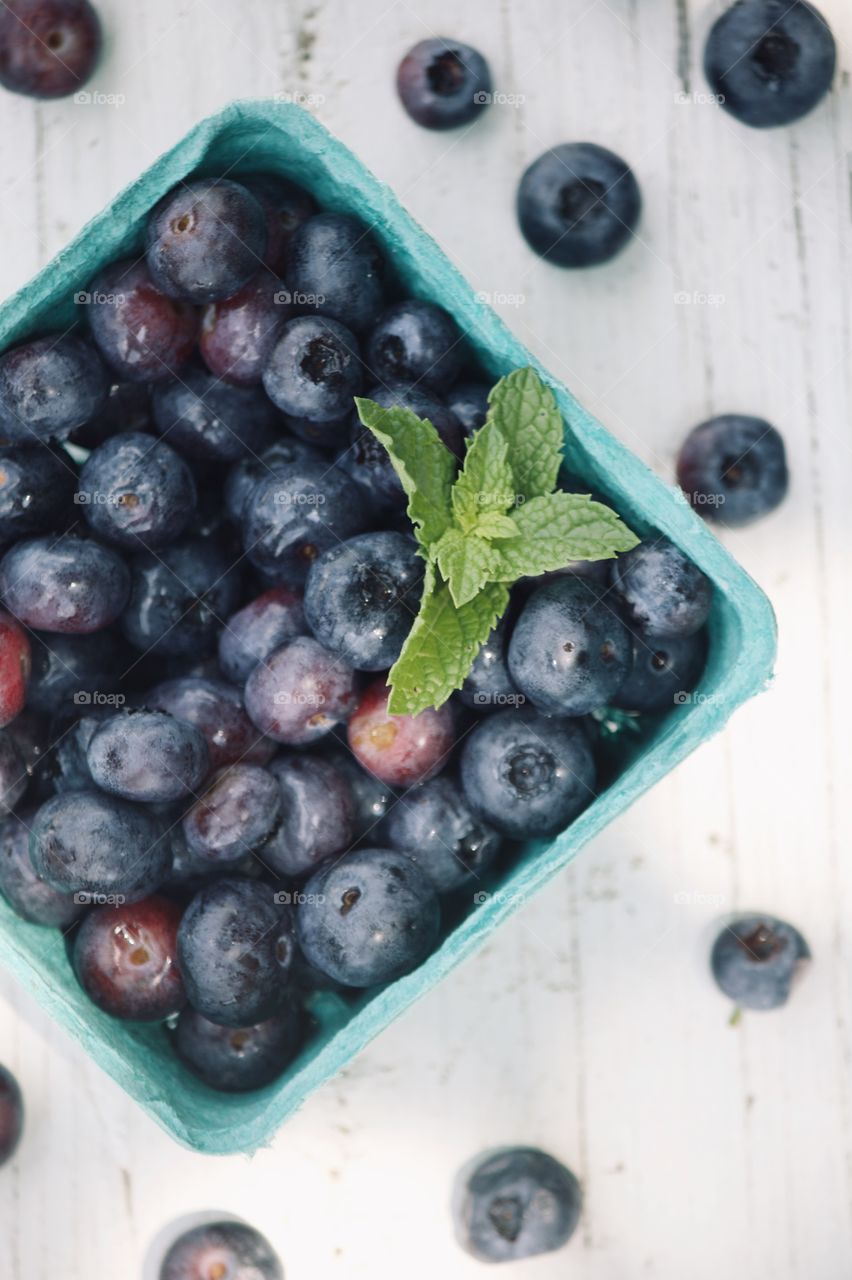 Blueberries from the garden 