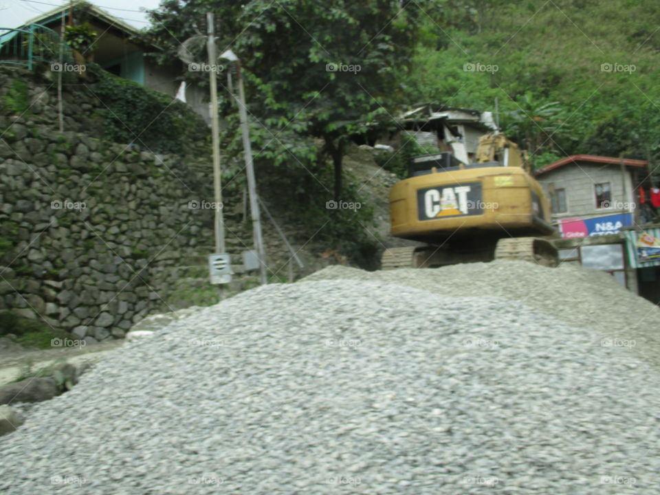 small on rock truck