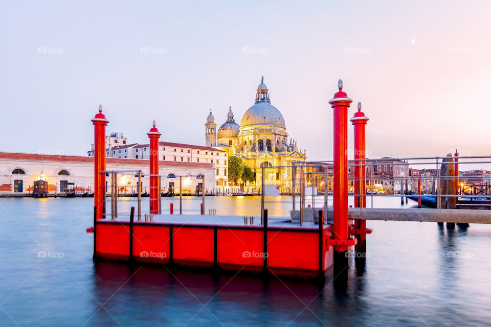 Venice attraction in the evening 