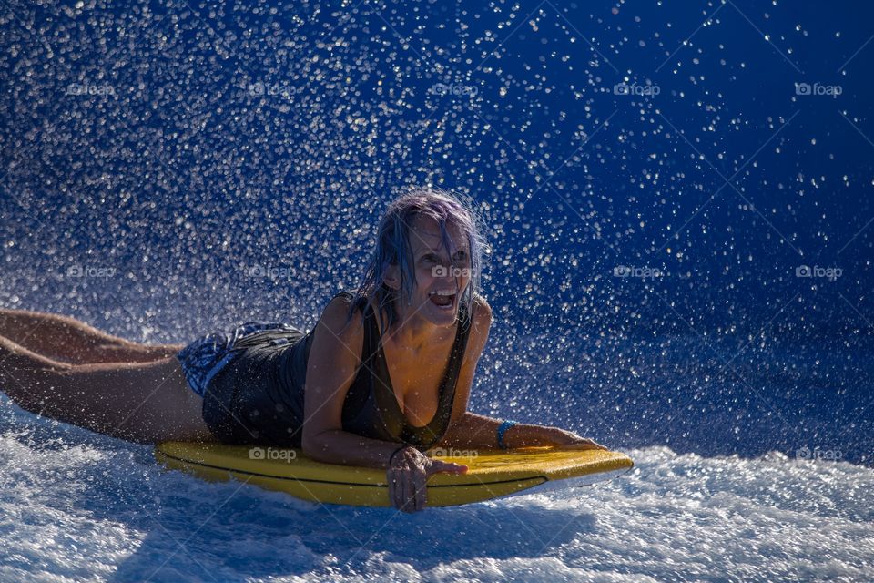 Boogie boarding fun in the sun 