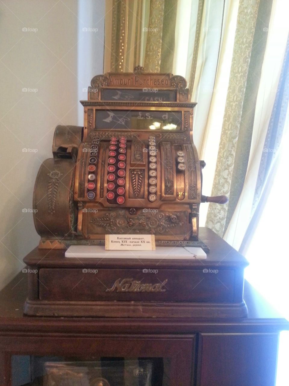 cash register. old cash register from the early 20th century