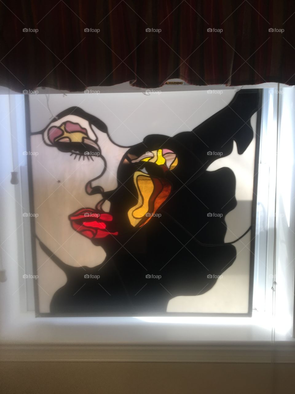 Marilyn Monroe Stained Glass