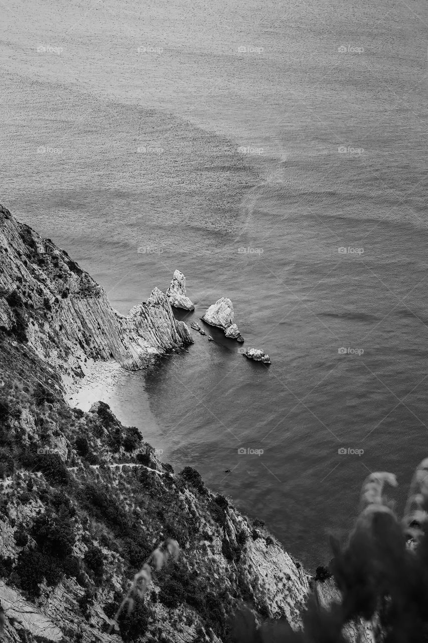 The icon of the Marche region, the beach of the Two Sisters.