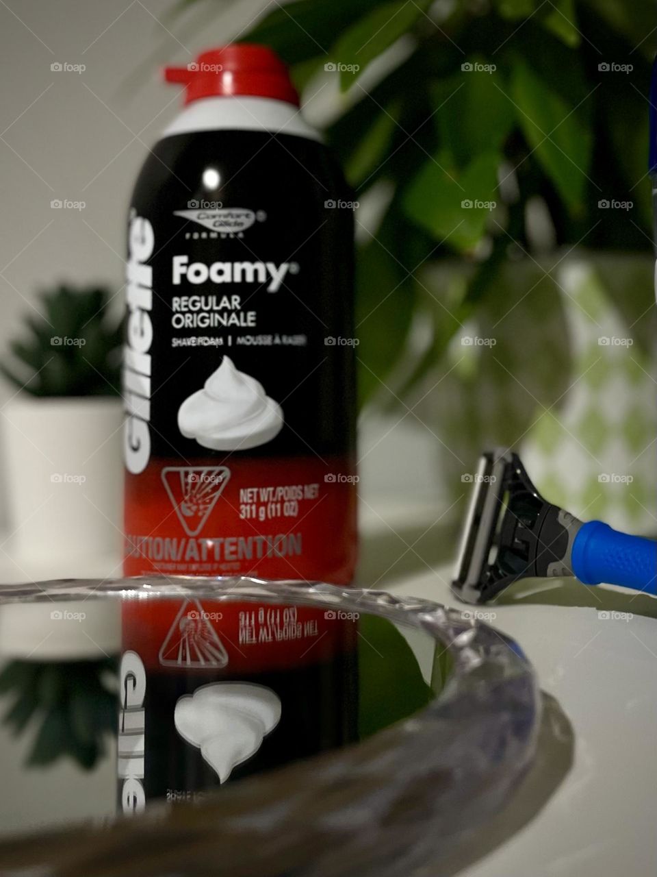 Gillette shaving cream...