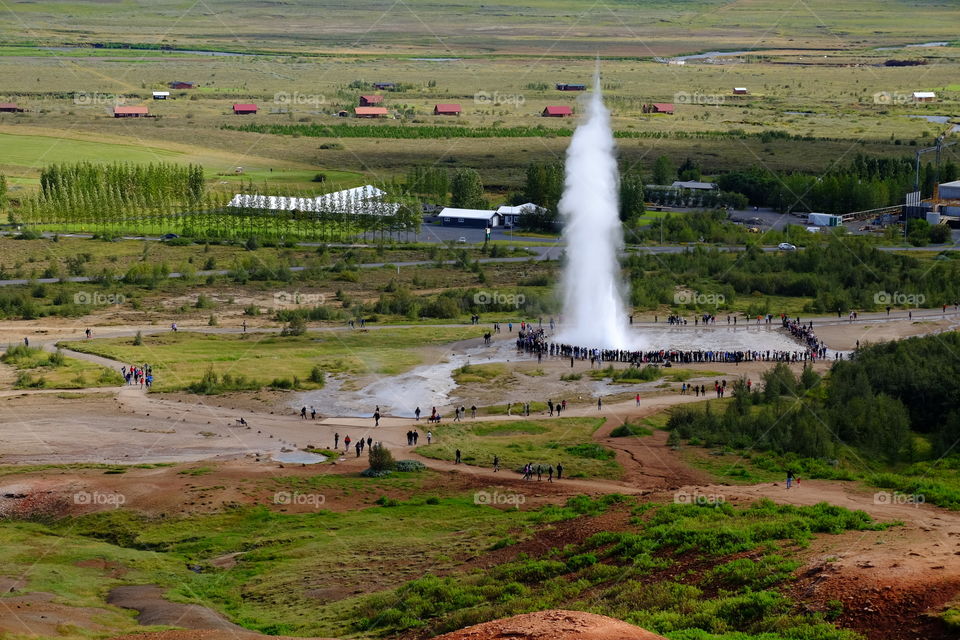 Landscape, Travel, No Person, Water, Steam