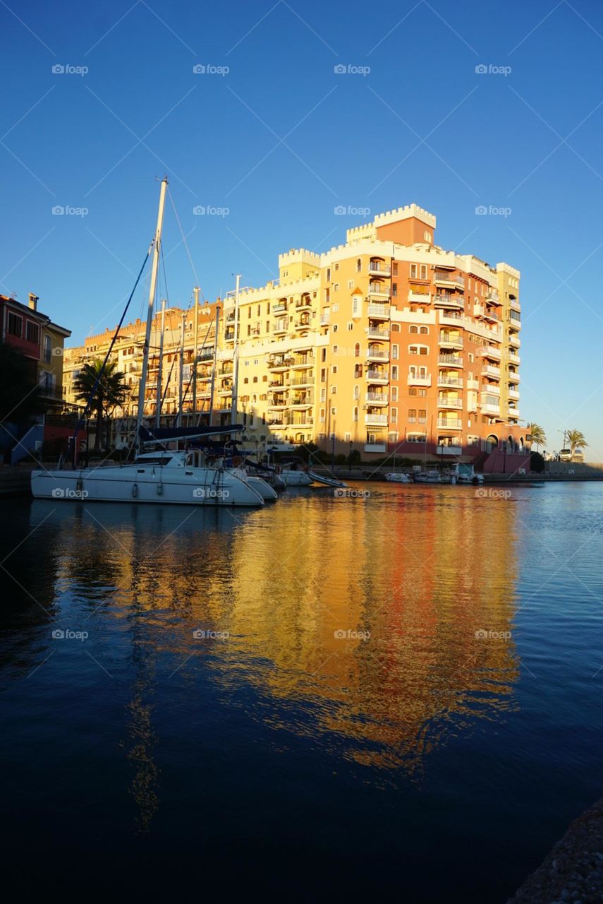 Port#sea#reflect