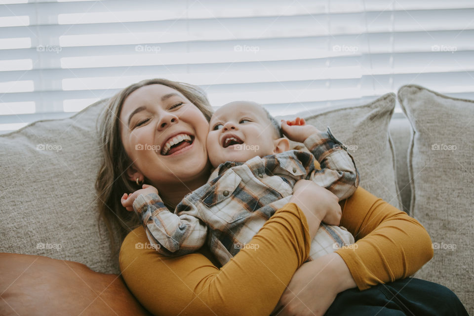 Mother and son 