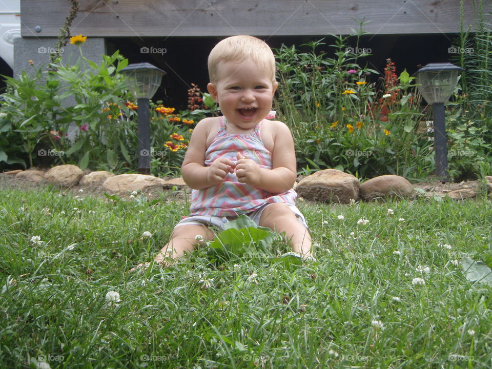 Playtime in the garden!