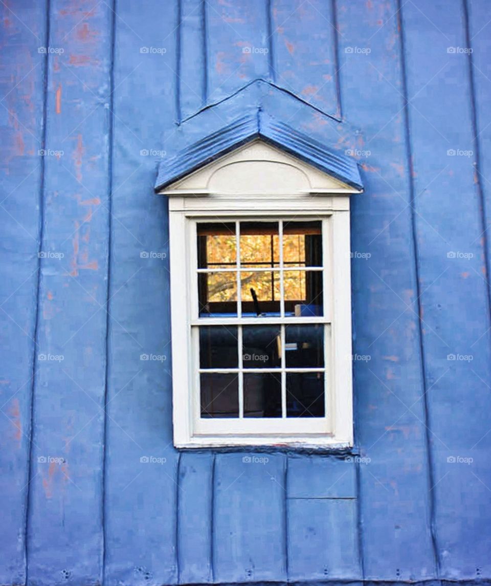 roof window. window thru attic