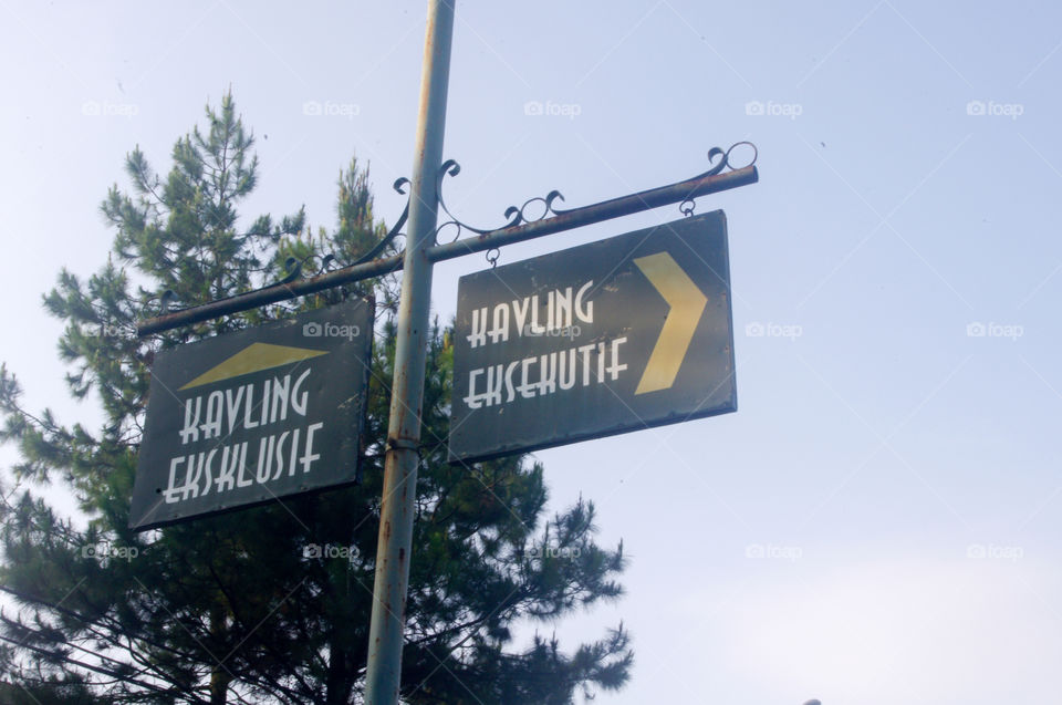 What's different about this signboard?