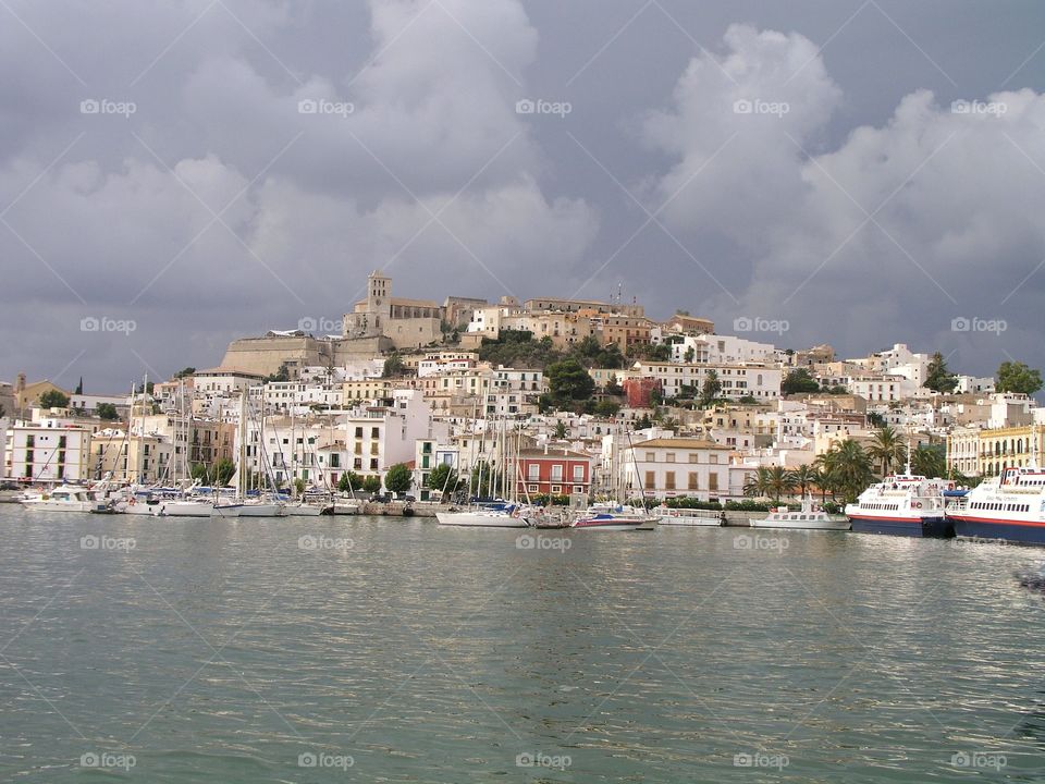 View of houses at spain, Ibiza