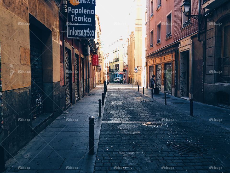 Street o Madrid 