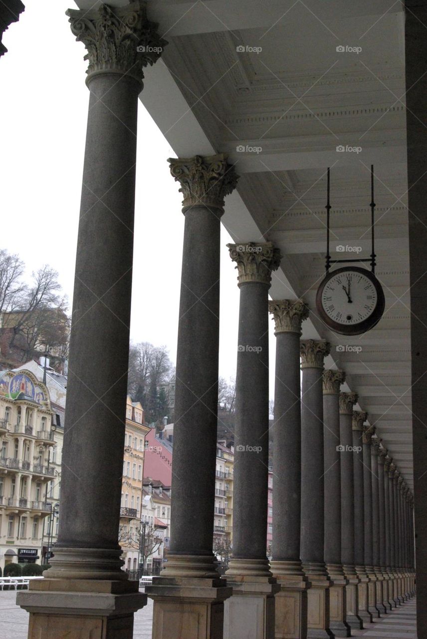 Time has STOPPED. Karlovy Vary, Czech Republic