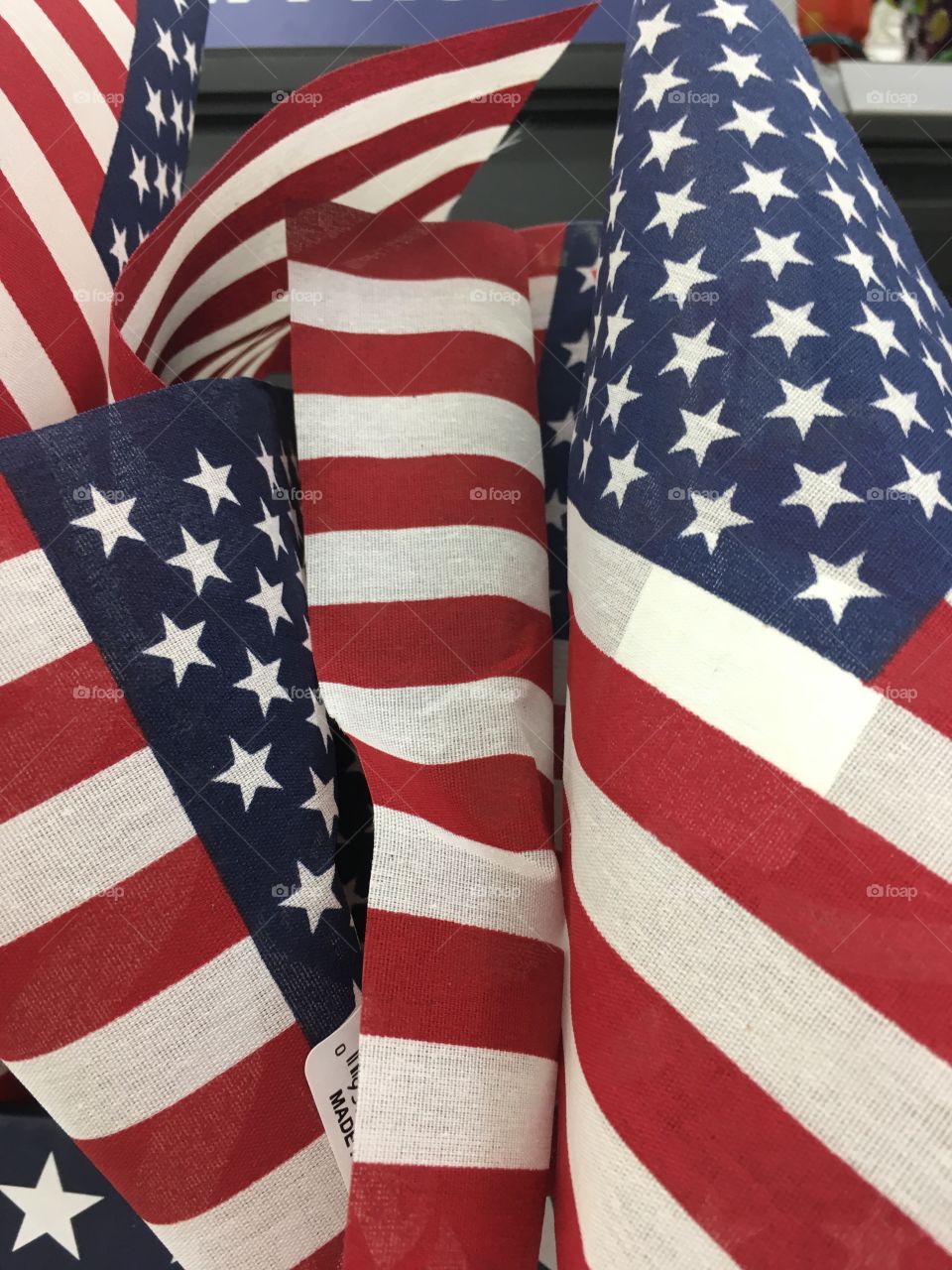 American flags