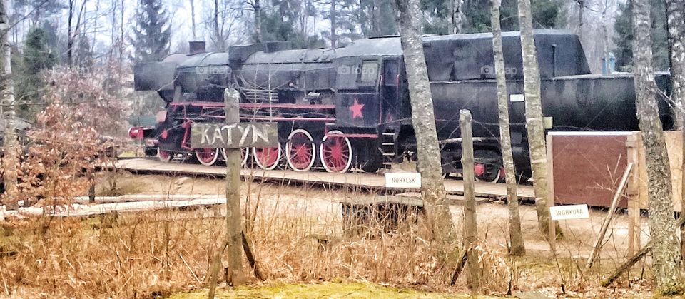 Old Rusian locomotive