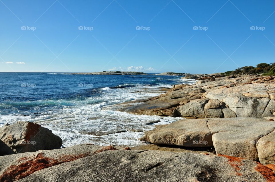 Tasmanian coastline 
