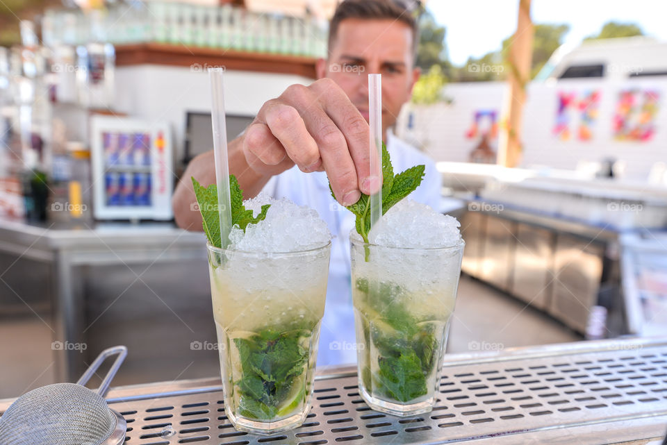 Mojito cocktail