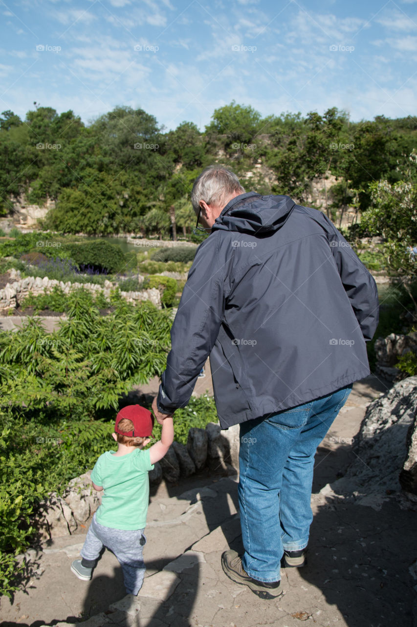 Grandson and grandpa 