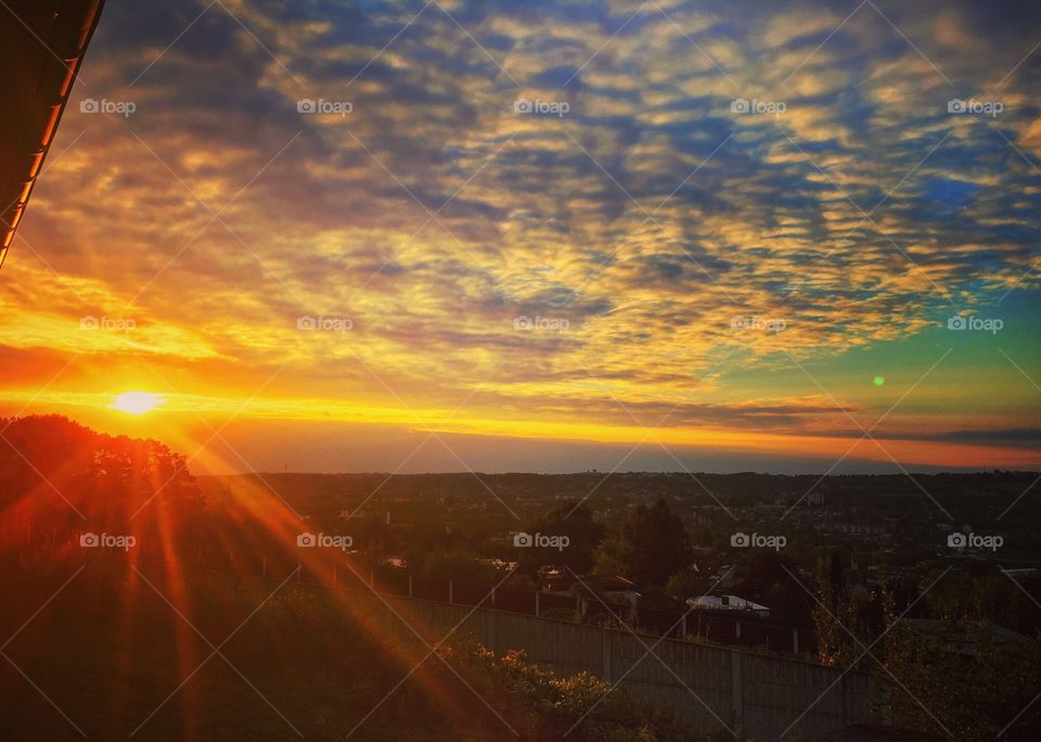 View of dramatic sky